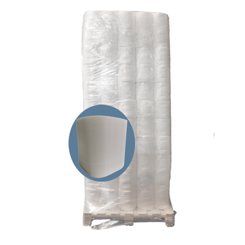 PALETTE OUATE 450 MULTI BLANCHE GAUFREE 2 PLIS