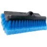 BROSSE BIFACE LAVAGE VÉHICULE FIBRES FLEUREES BLEUE